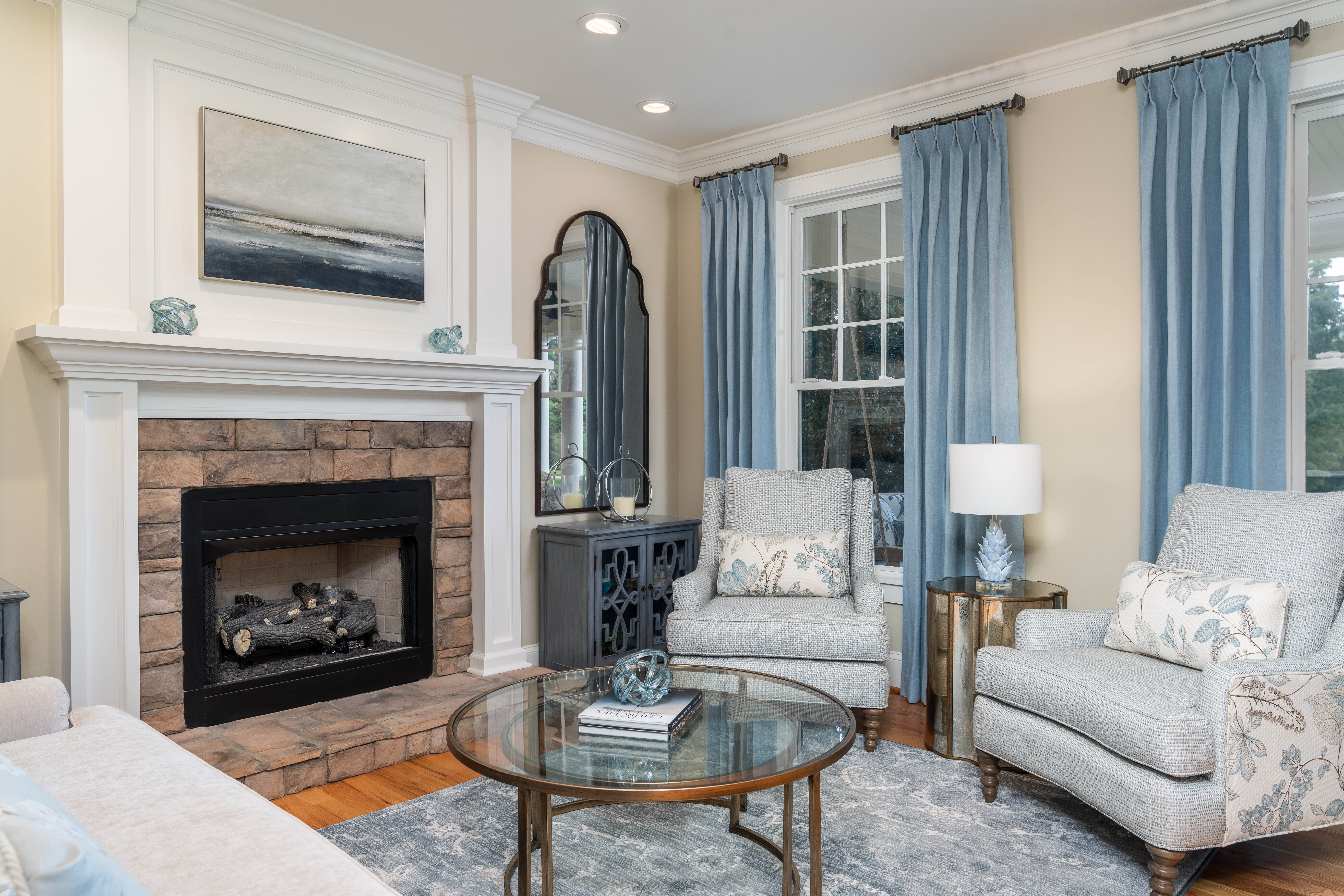 Cozy Transitional Home Makeover